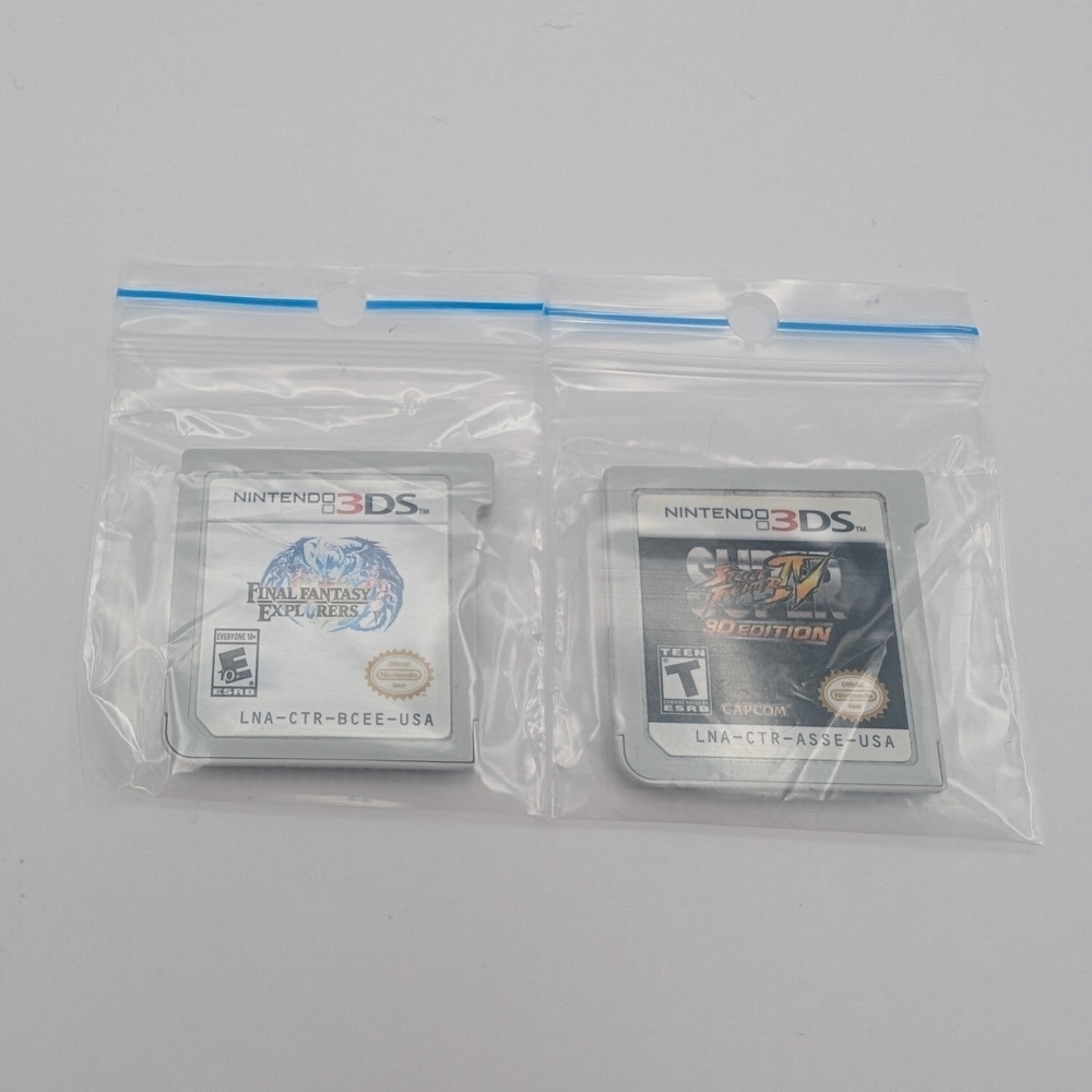 Final Fantasy Explorers & Super Street Fighter IV - Nintendo 3DS